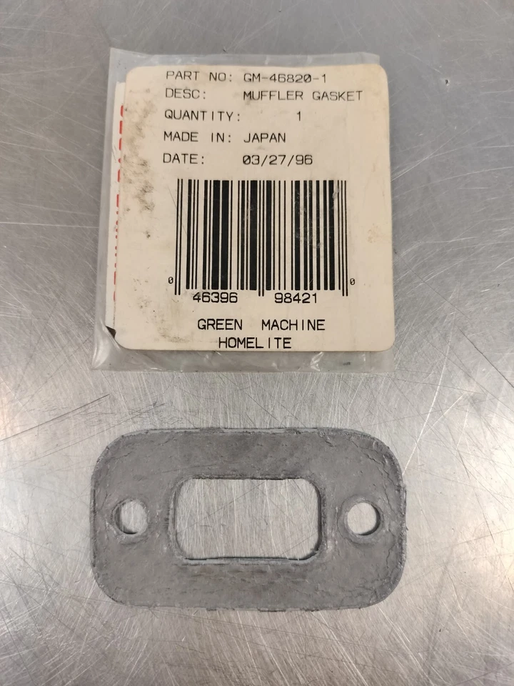 OEM GENUINE NOS GREEN MACHINE / HOMELITE GM468201 / 468201 MUFFLER GASKET - Image 1 of 4