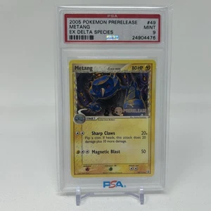 2005 Pokemon EX Delta Species Metang 49/113 Prerelease - PSA 9 MINT - Bild 1 von 2