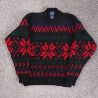 Vintage Gap 100% Wool Snowflake Crewneck Pullover Sweater Long Sleeve Size S - Image 1 of 4