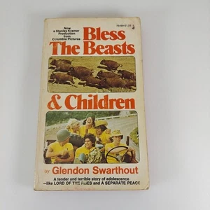 Bless the Beasts & Children Glendon Swarthout 1974 Pocket Books PB Ex-Library - Picture 1 of 13