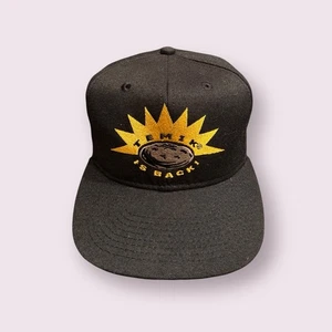 Vintage K Products Temik Potato Hat Snapback Cap Black Embroidered - Picture 1 of 5