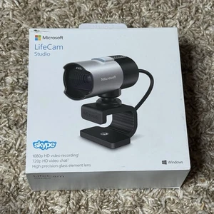 New Microsoft LifeCam Studio 1080P WebCam Model 1425 Video Recording True Color - Afbeelding 1 van 4
