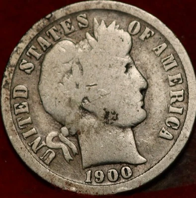1900-O New Orleans Mint Silver Barber Dime - Image 1 of 2