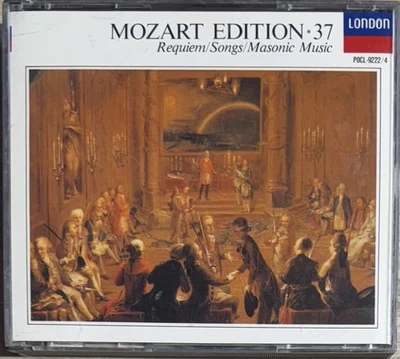 Mozart: Edition 37 - Requiem Songs /Masonic Music (3xCD Box, 1990 Decca Japan) - Image 1 of 2