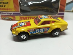 MATCHBOX SPEEDKINGS - DATSUN 240Z - 1/40 SCALE MODEL CAR BOXED K-52 CIRCA 1974 - Picture 1 of 8