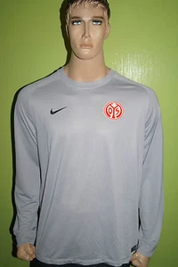 Nike Mainz 05 Goalkeeper Jersey Maillot Gray Padded Elbows - Picture 1 of 8