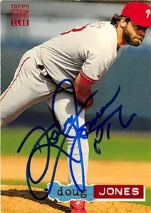 Doug Jones autographed baseball card (Phillies RP) 1994 Topps Stadium Club #580 - Picture 1 of 1