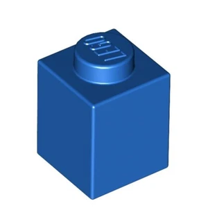 3005 LEGO® Brick 1x1, 40 Stück, blue, gebraucht - Bild 1 von 2