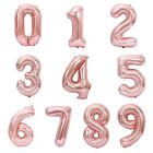 Number Foil Balloons 16" Small Mini Balons Birthday Age Wedding Party Decor 0-9