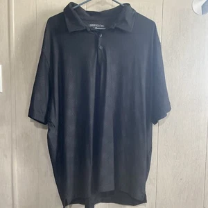 Nike Polo Golf Shirt Men XL Black  Dri-Fit - Picture 1 of 4