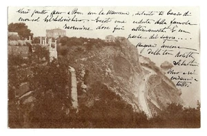 C000015 TAORMINA CARTOLINA FOTOGRAFICA VIAGGIATA 1909 PANORAMA - Picture 1 of 2