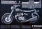 Kawasaki Z900 / Z1, originale  Werbung 1972 in Großformat !!