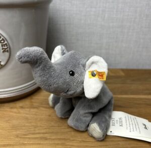 Steiff Trampili Elephant - ID 281259 - Small Beanie Elephant - Soft Floppy