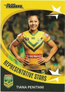 2020 Nrl Traders Representative Stars (RS15) Tiana PENITANI Jillaroos