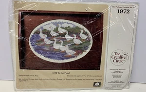 Creative Circle “To the Pond” Ducks Cross Stitch Kit #1972 - Picture 1 of 5