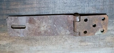 Vintage Rustic 8 5/8"L x 2"w Barn Door Hasp Latch Lock Chest Gate Padlock Hinged Cover