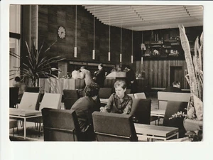BERLIN-OST..., Hotel "Berolina", Empfangshalle m. Rezeption, Wandbild....s/w AK - Picture 1 of 1