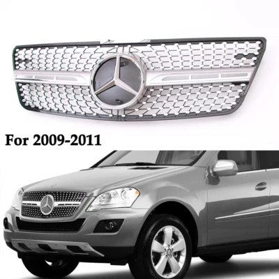 For Mercedes-Benz W164 ML550 ML350 ML500 2009-2011 NEW Front Grille Grill W/Star - Image 1 of 4