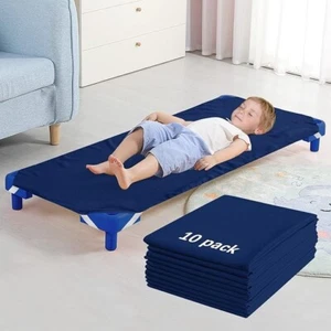 10-Pack Navy 23"x51" Daycare Cot Sheets - Picture 1 of 5