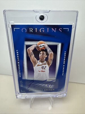 2022-23 Origins WNBA Brittney Griner Auto 5/25 White jersey - Image 1 of 3