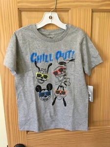 NWT Disney Store Mickey Mouse Boys Shirt Top and Friends Gray - Picture 1 of 1