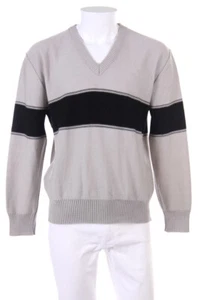 C&A V-Neck-Pullover Streifen XL grau schwarz - Bild 1 von 3