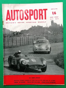 Autosport 22 June 1956 - TOUR of EUROPE RALLY -LOTUS Mk9 LE MANS - GORDINI STORY - Imagen 1 de 5