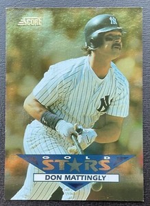 DON MATTINGLY 1994 Score Gold Stars #49