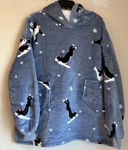 BOSTON TERRIER KINDER PASSFORM SUPER BEQUEME KAPUZENDECKE SO WEICH UND WARM - Bild 1 von 11