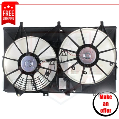 Nuevo ventilador de refrigeración del radiador para Toyota Sienna LE 2011-2013 y base Sienna 2011-2012 Foto 1 de 4