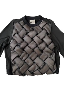 NOIR KEI NINOMIYA BLACK PADDED TOP - SZ S - Picture 1 of 16
