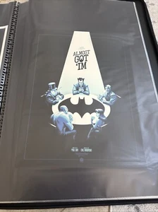 Almost Got ‘Im Mondo Print Phantom City Creative Batman Animated Art 176/250 - Picture 1 of 11