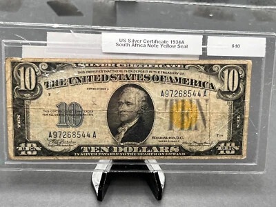 1934-A $10 NORTH AFRICA EMERGENCY NOTE - WORLD WAR II ISSUE - Image 1 of 4