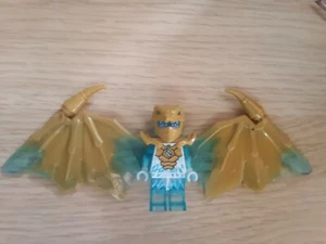 Lego 71773 Ninjago Golden Dragon Zane Minifigure with wings Crystalized - Picture 1 of 1
