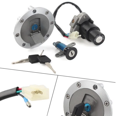 Ignition Switch Lock Fuel Gas Cap Key Set For Yamaha TZR125 TZM150 TZR150 TDM850 - Image 1 of 4