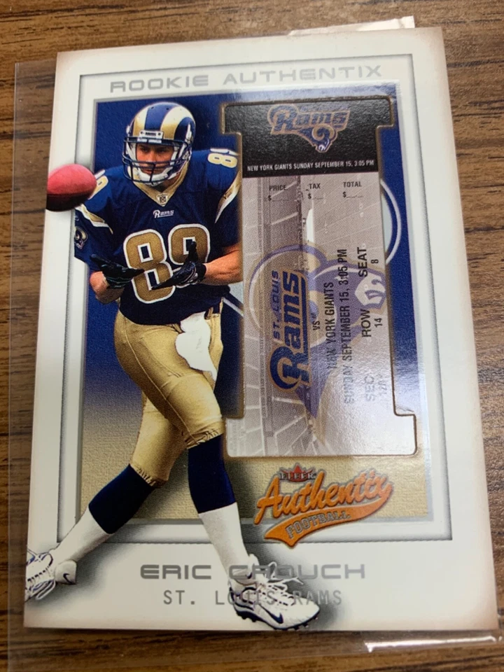 2002 Fleer Authentix Front Row #131 Eric Crouch /150-Nebraska Cornhuskers - Image 1 of 2