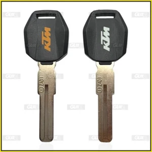 2 PCs KTM Motorcycle Key 1050 1190 1290 RC8R Super DUKE 1290R GT BLANK KEY - Bild 1 von 2