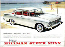 Hillman Super Minx Series I 1600 Saloon 1961-62 Original UK Sales Brochure 842/H