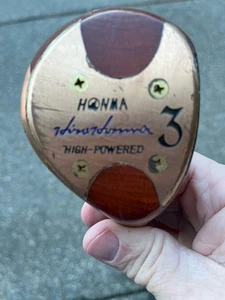 Hiro Honma High Powered 3 Wood PERSIMMON Golf Club RH - Picture 1 of 14