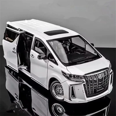 1:18 Toyota Alphard MPV Alloy Diecast Model Car Luxury Vehicle Sound Light Gift - Image 1 of 4
