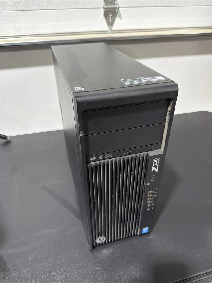 HP Z230 Tower Work Station MT Intel i7-4790 3.3GHz 8GB RAM 500GB HD Win 10 - Image 1 of 4