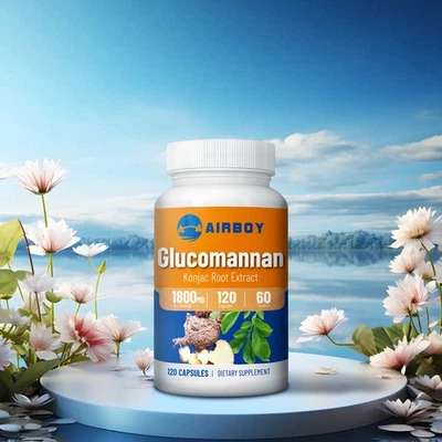 Glucomannan Konjakwurzelextrakt 1800mg - Abnehmen, Appetit unterdrücken, Detox - Bild 1 von 4