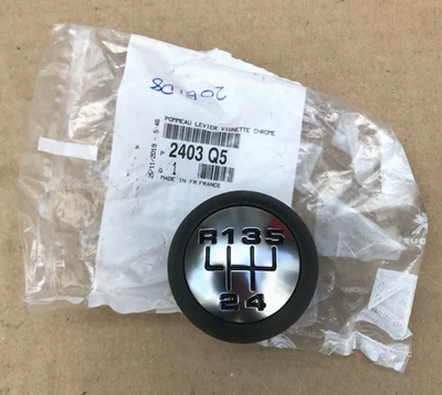 Pomo de cambio Peugeot Citroen - 2403Q5 **Pieza original nueva PSA OEM** Foto 1 de 4