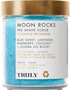 Scrub corpo pre rasatura TRULY BEAUTY Moon Rocks ~ 6 fl oz / 180 ml ~ NUOVO DI ZECCA - Foto 1 di 3