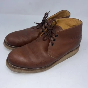 Red Wing 595 Chukka Stiefel Braun Herren Größe 10,5 D Hergestellt in den USA Traction Tred - Bild 1 von 13