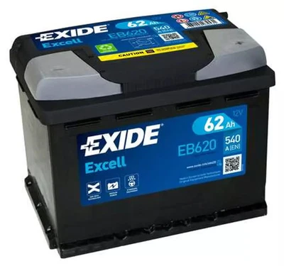Batterie de voiture EXIDE 62Ah/540A  CITROËN C3 1.4 HDi - Photo 1/2
