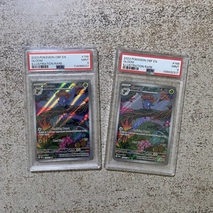 Gloom 198/197 Obsidian Flames Illustration Rare Pokemon PSA 9 MINT - Bild 1 von 2