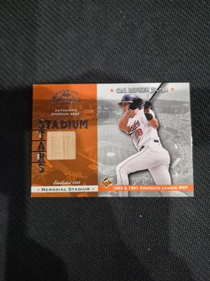 Donruss Classics Cal Ripken Jr 2001 Stadium Stars ¡Asiento de estadio!! 🔥🔥 Orioles Foto 1 de 2