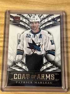 2013-14 Panini Crown Royale Hockey Coat of Arms Materials Patrick Marleau