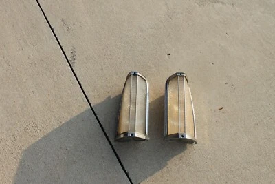 1973 74 75 76 Oldsmobile Toronado Rh & Lh front turn signal marker lights bezels - Image 1 of 4
